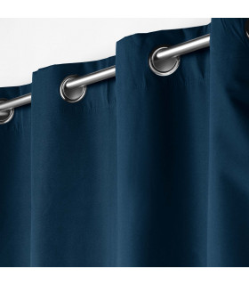 Rideau Bleu marine 100% occultant black out 140x260cm