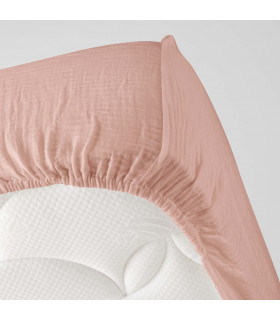MATT & ROSE Drap Housse 160x200 cm Uni Coton LAVÉ | 100% Coton Lavé | Couleur Lin | Oekotex MATT & ROSE Drap Housse 160x200 cm Uni Coton LAVÉ | 100% Coton Lavé | Couleur Lin | Oekotex