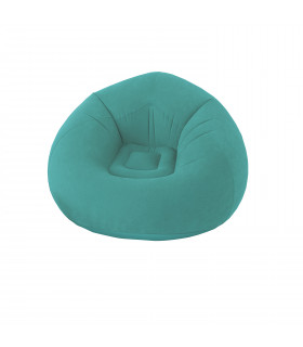 Fauteuil gonflable turquoise 90x90cm