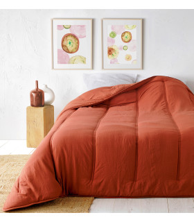 Dessus de lit 230x250cm "Cindy" terracotta