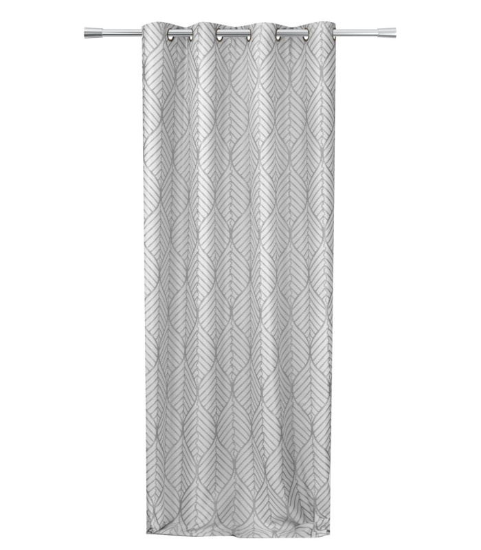 Rideau jacquard 140x260cm "Lisbon" gris
