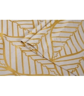 Rideau jacquard 140x260cm "Lisbon" jaune