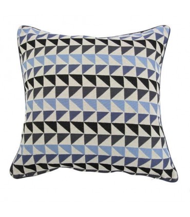Coussin vintage motif triangle