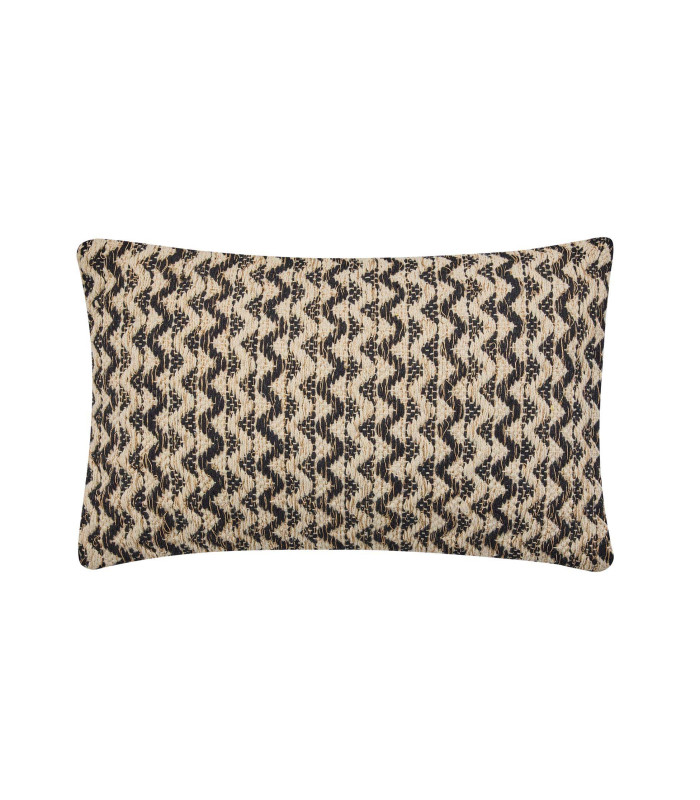 Coussin 30x50cm "Louméo" noir