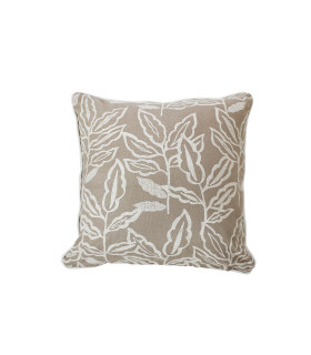 Coussin déhoussable esprit lodge 40x40cm naturel