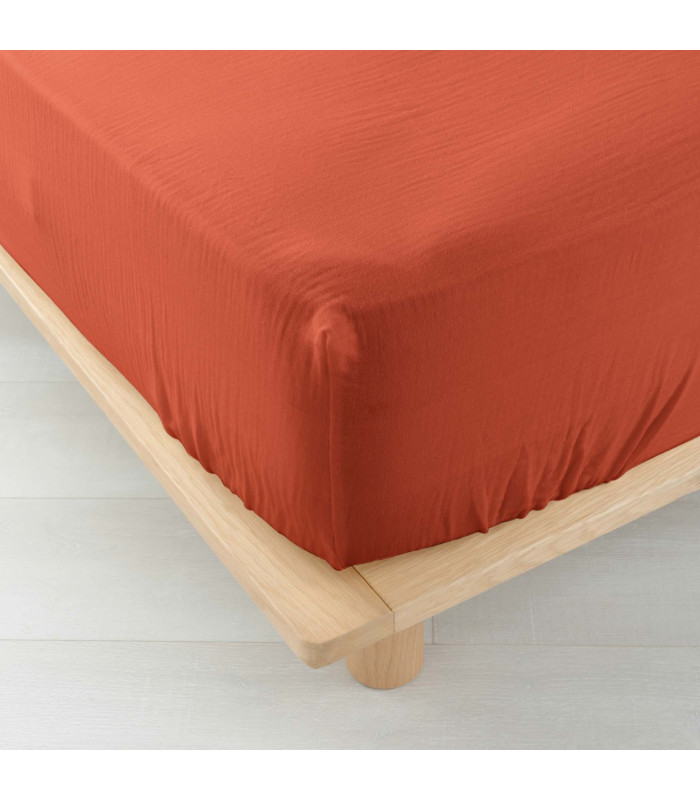 MATT & ROSE Drap Housse 160x200 cm Uni Coton LAVÉ | 100% Coton Lavé | Oeko-TEX | Nude MATT & ROSE Drap Housse 160x200 cm Uni Coton LAVÉ | 100% Coton Lavé | Oeko-TEX | Nude