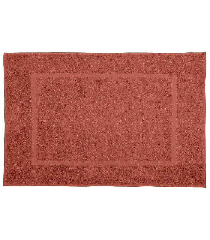 Tapis de Bain uni  45x70 cm - Confort & Absorption terra cotta