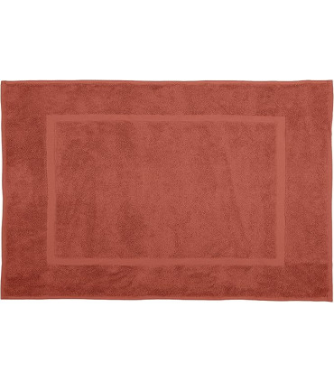 Tapis de Bain uni  45x70 cm - Confort & Absorption terra cotta