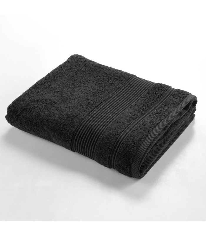 Drap de Bain 90x150 cm - Collection Tendresse - Éponge 500 g/m² noir