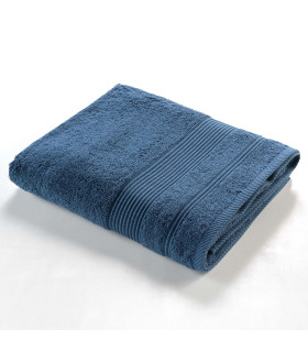 Drap de Bain 90x150 cm - Collection Tendresse - Éponge 500 g/m² bleu marine
