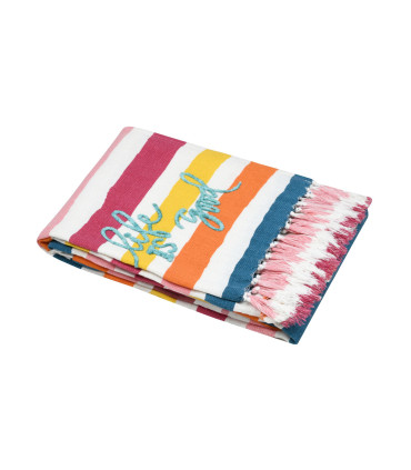 Fouta 90x180 cm – "Life is Good"