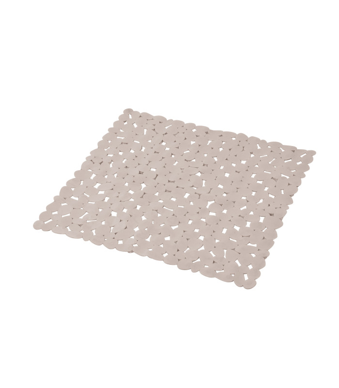 Fond de douche 52x52cm pvc uni taupe