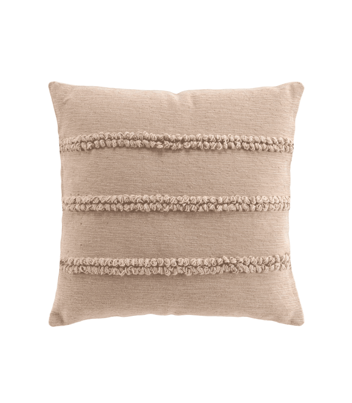 Coussin Déhoussable Compressé 45 x 45 cm – Coton/Polyester – Fantaisie "Hilary"