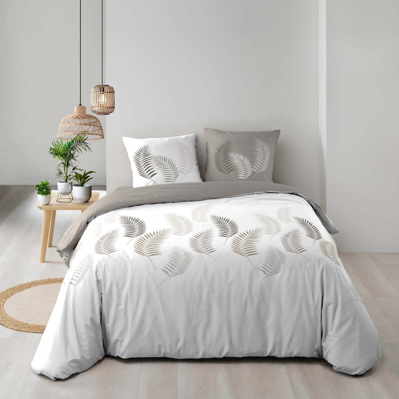 Parure de couette 220 x 240 cm – Goyave – 57 fils