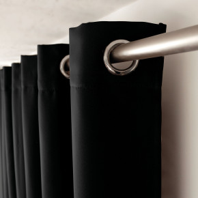 Rideau Anti-Feu Flamme – 140 x 260 cm  noir