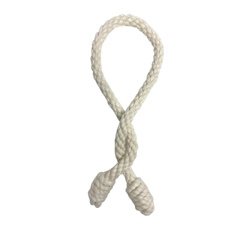 Embrasse flex SANTORIN – Style corde – 60 cm – Crème