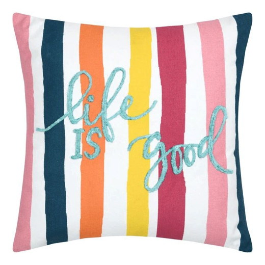 Coussin décoratif "DOLCEVITA" multicolore - 45x45 cm