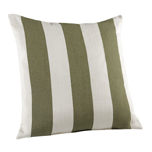 Coussin SUNSET 45 x 45 cm – Housse coton polyester – Tissé en France kaki