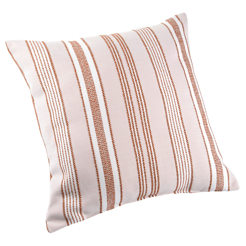 Coussin extérieur PLAGE 50 x 50 cm – Coussin décoratif terrasse et jardin terre cuite
