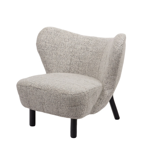 Fauteuil en bouclette blanche balthazar