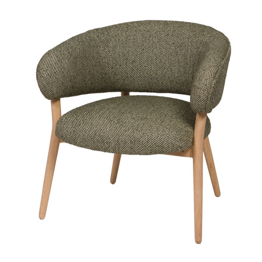 Fauteuil en tissu vert cloud