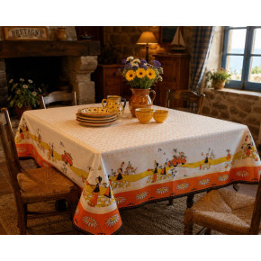 Nappe en coton motif breton – Authenticité et charme de la Bretagne