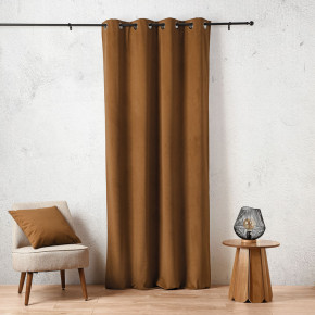 Rideau thermique aspect velours « Baltic » 135 x 260 cm – 410 g marron