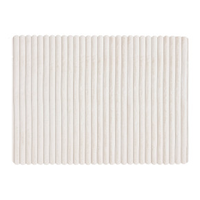 Tapis Rectangulaire 120 x 170 cm Imitation Fourrure Canneltée – Collection Boudoir