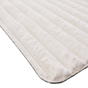 Tapis Rectangulaire 120 x 170 cm Imitation Fourrure Canneltée – Collection Boudoir