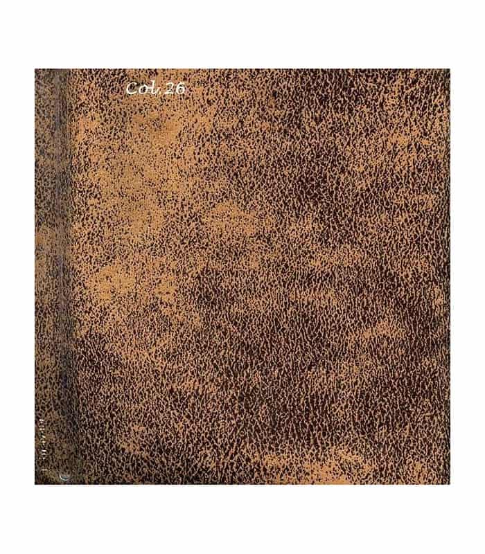 Tissu simili cuir vieilli marron clair