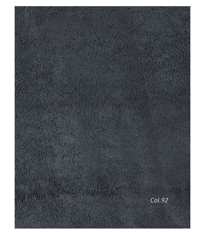 Tissu simili cuir vieilli anthracite