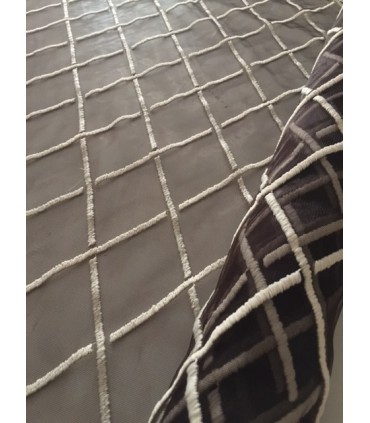 Tissu cote de maille fantaisie