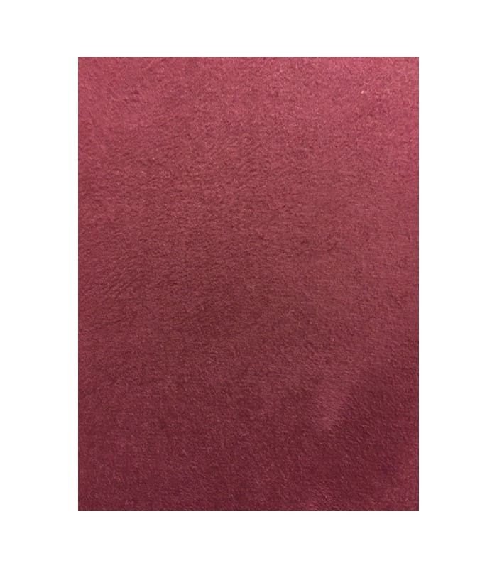 Tissu suèdine bordeaux