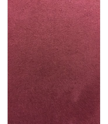 Tissu suèdine bordeaux