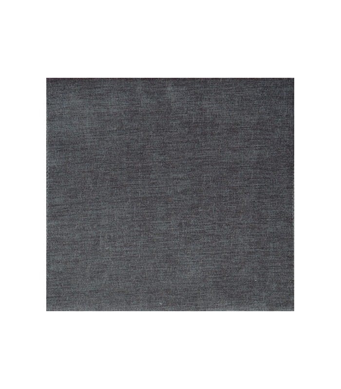 Tissu velours uni gris anthracite