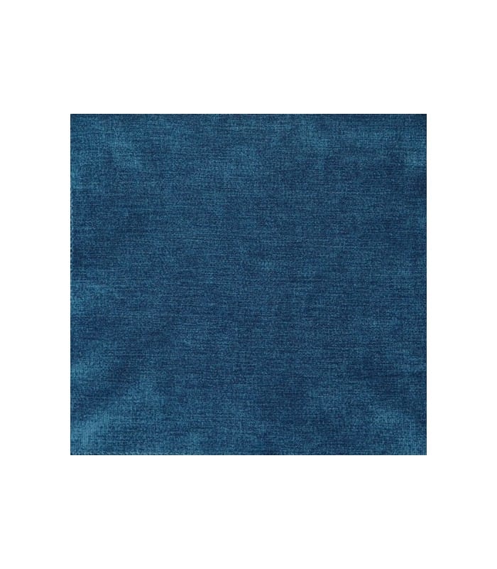 Tissu velours uni bleu