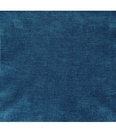 Tissu velours uni bleu