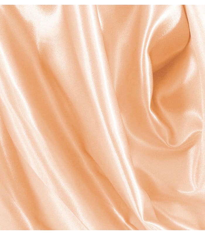 Tissu satin saumon grande largeur