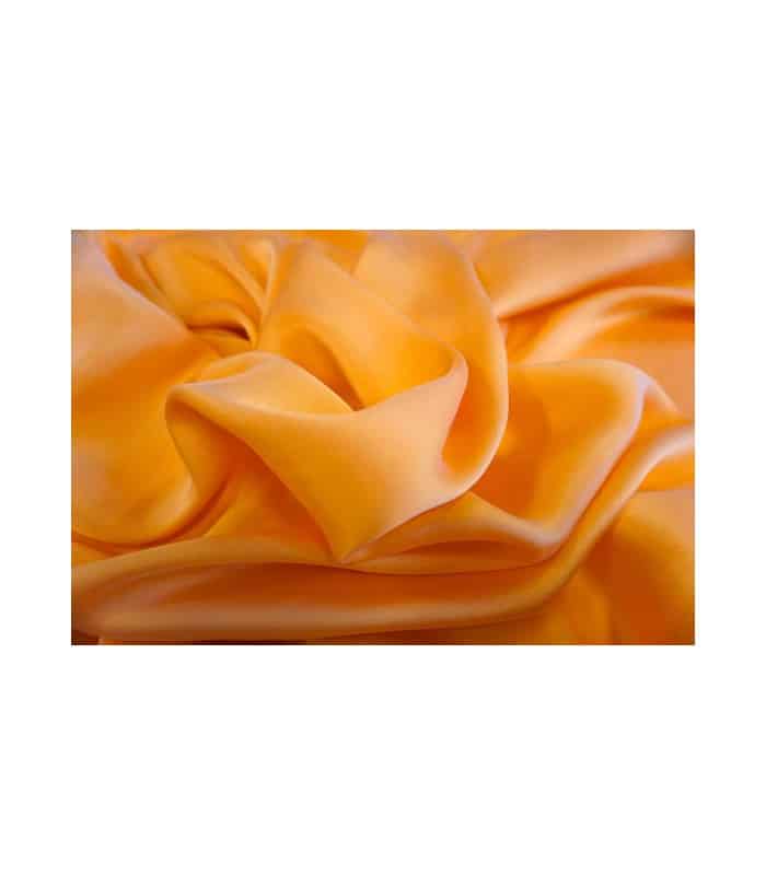 Tissu satin abricot grande largeur