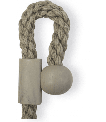 Embrasse aimantée style corde lin