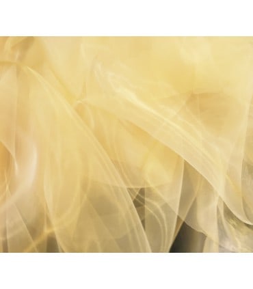 Tissu organza jaune clair