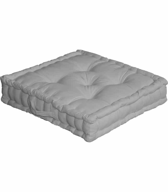 Coussin de sol gris 