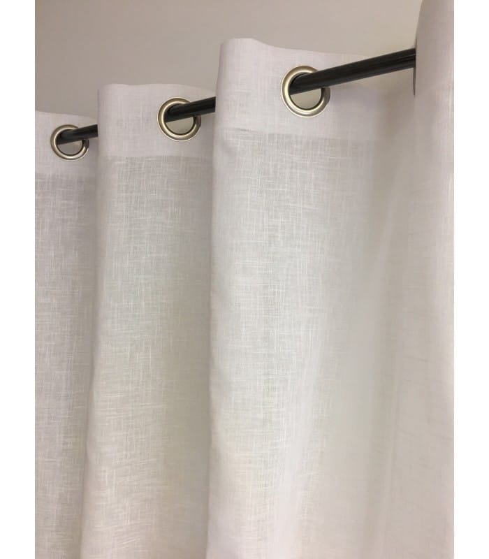 Voilage aspect blanc