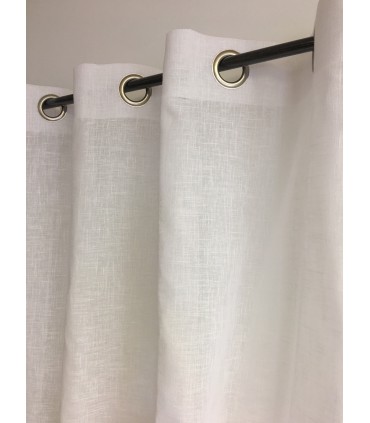 Voilage aspect blanc