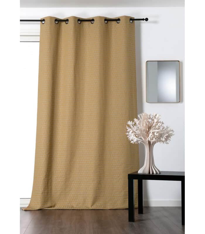 Rideau tendance motif petit triangle