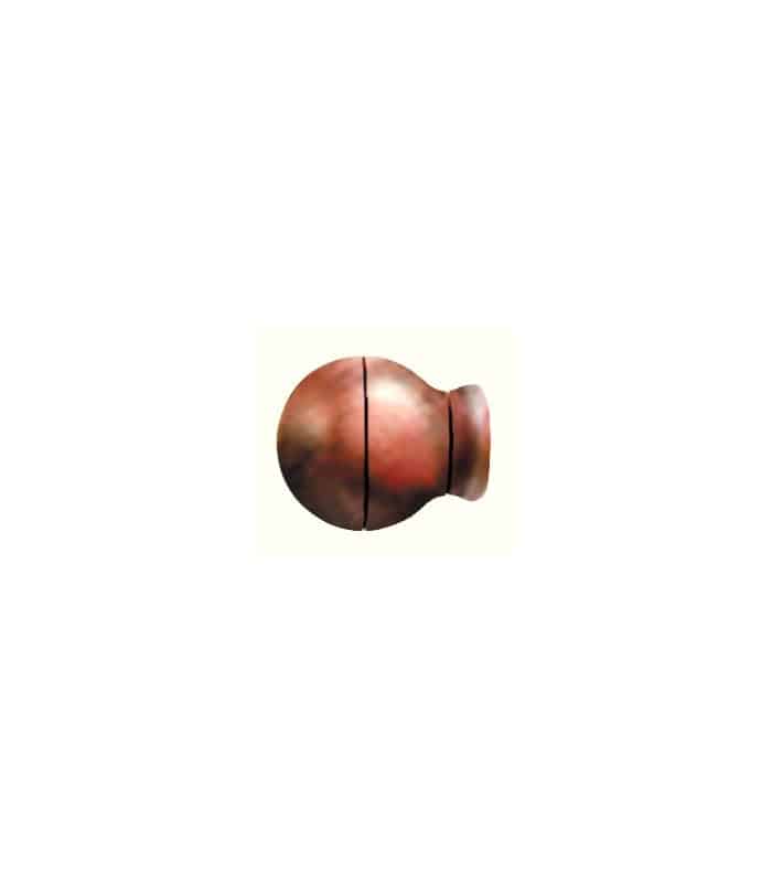 2 Embouts Boule rouille