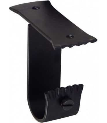 Support plafond fer forgé Noir