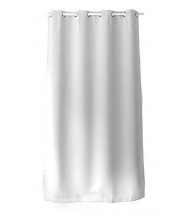 rideau occultant blanc gris