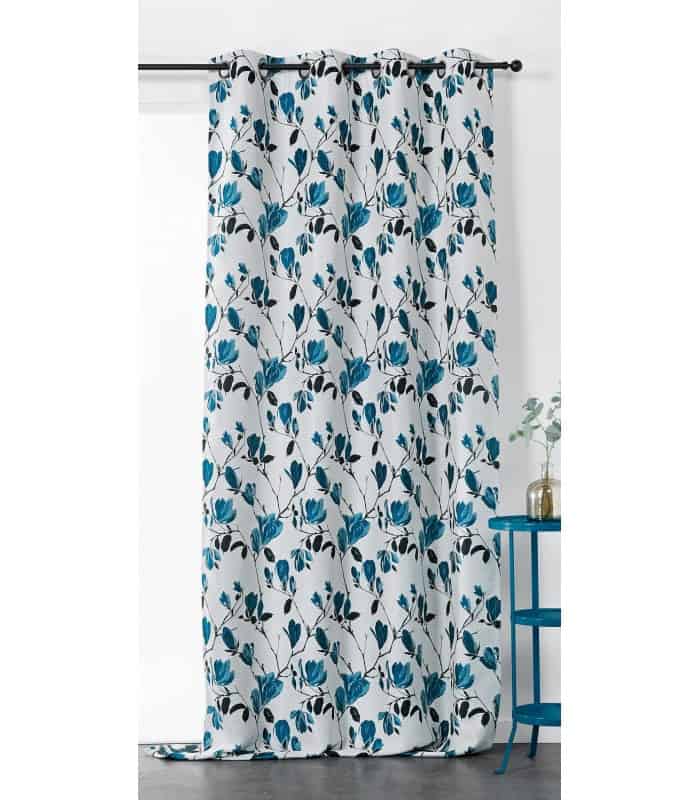 Rideau Motif  Fleur Magnolia