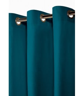 Rideaux extérieur bleu canard